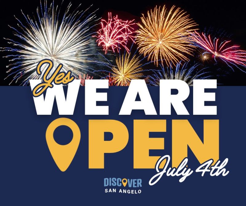 Image for the Tweet beginning: 🎆🌟 Visiting San Angelo on